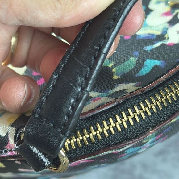 Kate Spade - Black & Multicolor Abstract Print Crossbody Purse - Picture 10 of 14